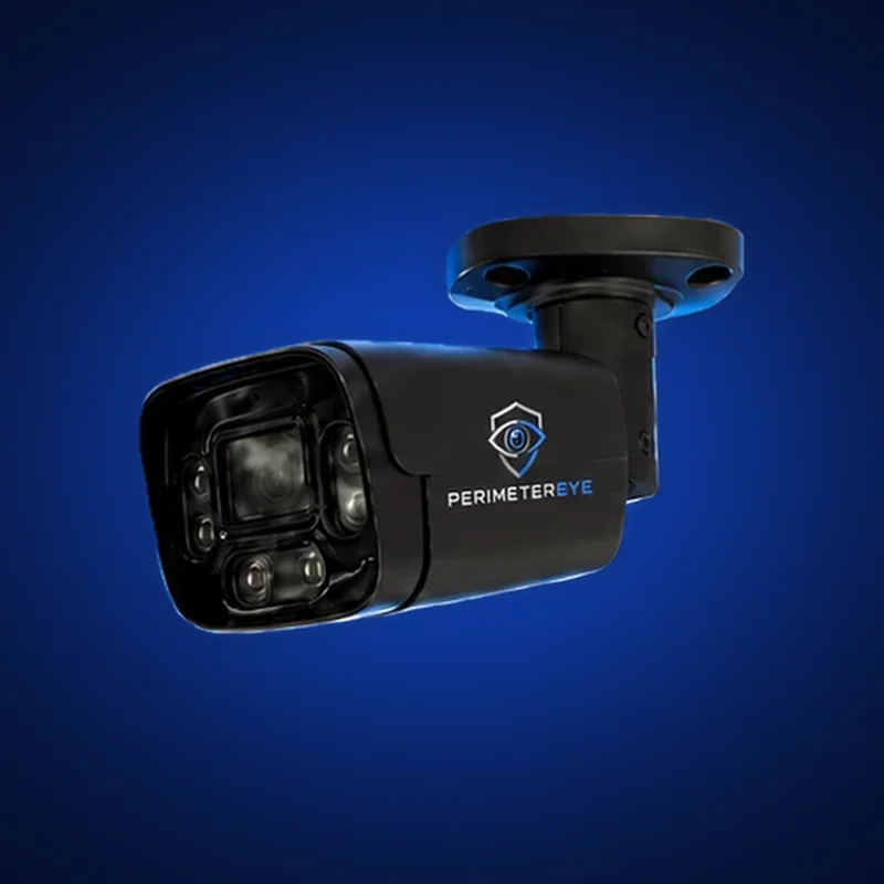 PerimeterEye 4K AI bullet camera in black